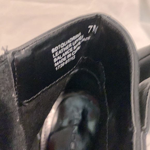 Black Bandolino ankle boots with leather upper. Retro/steam punk/bohemian vibe. - Picture 6 of 8